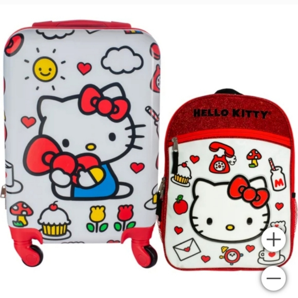 Kids Licensed Carry-on & Backpack Luggage Set, new